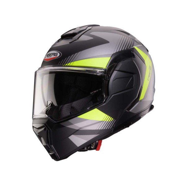 Caberg Caberg trip lunar matt black/grey/yellow fluo/anthracite x-small helmet